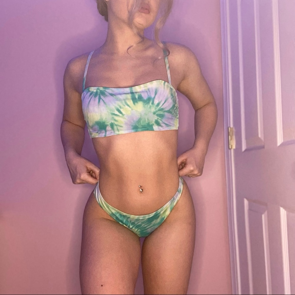 Tie dye bikini